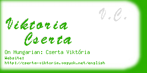 viktoria cserta business card